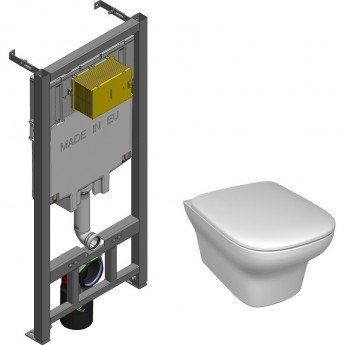 Подвесной унитаз c инсталляцией JACOB DELAFON VOX E21772RU-00 сиденье микролифт